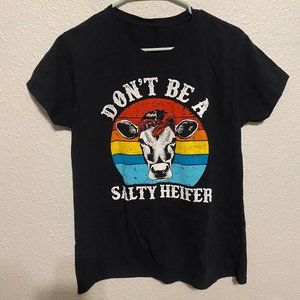 Salty Heifer tee